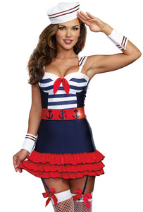 DG9861 Sexy Sailors Delight Fancy Dress Costume