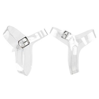 PLDASC-SM Pleaser Clear Detachable Ankle Straps for Shoes