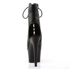 Load image into Gallery viewer, ADORE-1016 7&quot; Heel Black Pole Dancing Platform Ankle Boots