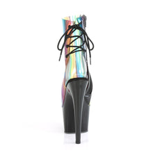 Load image into Gallery viewer, ADORE-1018C-RB Pleaser 7&quot; Heel Rainbow Strippers Ankle Boots