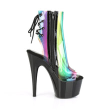 Load image into Gallery viewer, ADORE-1018C-RB Pleaser 7&quot; Heel Rainbow Strippers Ankle Boots