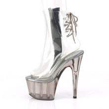 Load image into Gallery viewer, ADORE-1018CT 7&quot; Clear and Smoke Tinted Strippers Ankle Boots