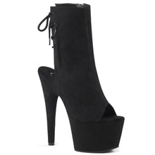 Load image into Gallery viewer, ADORE-1018FS Pleaser 7 Inch Heel Black Strippers Ankle Boots