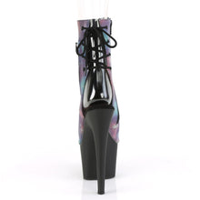 Load image into Gallery viewer, ADORE-1018REFL Pleasers 7&quot; Heel Purple Strippers Ankle Boots