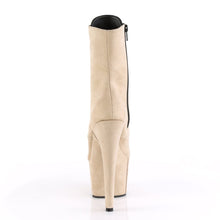 Load image into Gallery viewer, ADORE-1020FS Pleaser 7&quot; Heel Beige Exotic Dancer Ankle Boots