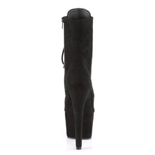 Load image into Gallery viewer, ADORE-1020FS Pleaser 7&quot; Heel Black Exotic Dancing Ankle Boot