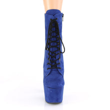 Load image into Gallery viewer, ADORE-1020FS 7&quot; Heel Royal Blue Exotic Dancing Ankle Boots