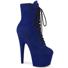 Load image into Gallery viewer, ADORE-1020FS 7&quot; Heel Royal Blue Exotic Dancing Ankle Boots