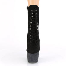 Load image into Gallery viewer, ADORE-1020FSMG 7 Inch Heel Black Exotic Dancing Ankle Boots