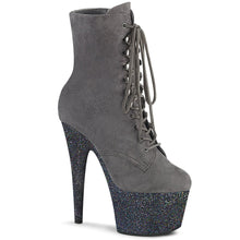 Load image into Gallery viewer, ADORE-1020FSMG 7&quot; Heel Grey Exotic Dancing Ankle Boots