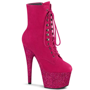 ADORE-1020FSMG 7" Heel Hot Pink Exotic Dancing Ankle Boots