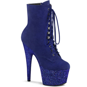 ADORE-1020FSMG 7 Inch Heel R. Blue Exotic Dancing Ankle Boot