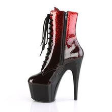 Load image into Gallery viewer, ADORE-1020OMB Pleasers 7&quot; Heel Red Pole Dancing Ankle Boots