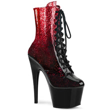 Load image into Gallery viewer, ADORE-1020OMB Pleasers 7&quot; Heel Red Pole Dancing Ankle Boots