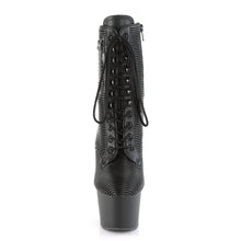 Load image into Gallery viewer, ADORE-1020PK 7&quot; Heel Black Quilted Pole Dancing Ankle Boots