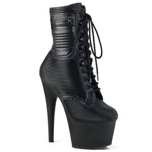 Load image into Gallery viewer, ADORE-1020PK 7&quot; Heel Black Quilted Pole Dancing Ankle Boots