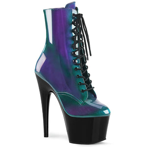 ADORE-1020SHG 7" Heel Purple Pole Dancing Ankle Boots