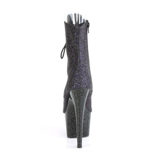 Load image into Gallery viewer, ADORE-1021MG 7 Inch Heel Purple Glitter Strippers Ankle Boot