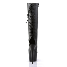 Load image into Gallery viewer, ADORE-2018 Pleasers 7 Inch Heel Black Pole Dancer Knee Highs