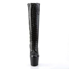 Load image into Gallery viewer, ADORE-2023 Pleasers 7 Inch Heel Black Pole Dancer Knee Highs