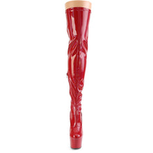 Load image into Gallery viewer, ADORE-3000HWR Pleaser 7&quot; Heel Red Pole Dancing Thigh Highs