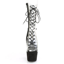 Load image into Gallery viewer, ADORE-700-60FS Sexy 7&quot; Heel Clear Black Pole Dancer Sandals