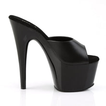 Load image into Gallery viewer, ADORE-701 Sexy 7&quot; Heel Black Leather Sexy Sandals