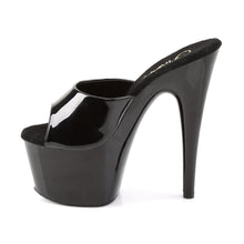 Load image into Gallery viewer, ADORE-701 Sexy 7 Inch Heel Black Patent Sexy Sandals