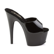 Load image into Gallery viewer, ADORE-701 Sexy 7 Inch Heel Black Patent Sexy Sandals