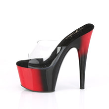 Load image into Gallery viewer, ADORE-701BR Sexy 7&quot; Heel Clear Black Fetish Platform Shoes