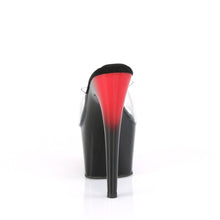 Load image into Gallery viewer, ADORE-701BR Sexy 7&quot; Heel Clear Black Fetish Platform Shoes