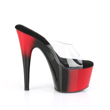 Load image into Gallery viewer, ADORE-701BR Sexy 7&quot; Heel Clear Black Fetish Platform Shoes