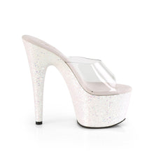 Load image into Gallery viewer, ADORE-701LG 7&quot; Heel Clear Opal Glitter Platform Sexy Shoes