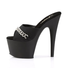 Load image into Gallery viewer, ADORE-701PS-2 7&quot; Heel Black Strippers Platform Sandals