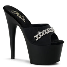 Load image into Gallery viewer, ADORE-701PS-2 7&quot; Heel Black Strippers Platform Sandals