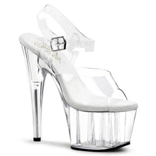 Load image into Gallery viewer, ADORE-708 Pleasers 7 Inch Heel Clear Sexy Sandals