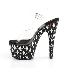 Load image into Gallery viewer, ADORE-708DIAMOND 7 Inch Heel Clear Black Strippers Sexy Shoe