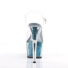 Load image into Gallery viewer, ADORE-708G Sexy Clear Turquoise Glitter Inserts Sexy Shoes