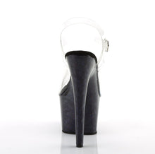 Load image into Gallery viewer, ADORE-708HSP Sexy 7 Inch Heel Clear Blue Hologram Sexy Shoes