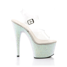 Load image into Gallery viewer, ADORE-708LG 7&quot; Heel Clear Opal Glitter Sexy Sandals