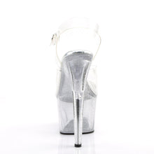 Load image into Gallery viewer, ADORE-708MMG Pleasers 7 Inch Heel Clear Pole Dancing Shoes