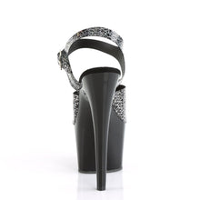 Load image into Gallery viewer, ADORE-708N-CK Pleaser Sexy 7&quot; Heel Black Pole Dancer Shoes