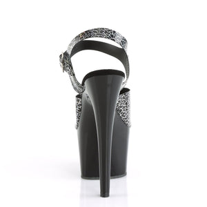 ADORE-708N-CK Pleaser Sexy 7" Heel Black Pole Dancer Shoes