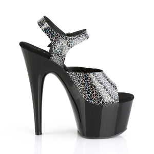 ADORE-708N-CK Pleaser Sexy 7" Heel Black Pole Dancer Shoes