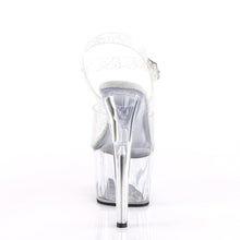 Load image into Gallery viewer, ADORE-708N-CK Pleaser Sexy 7&quot; Heel Silver Pole Dancer Shoes