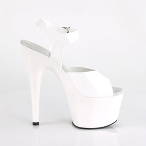 ADORE-708N Pleaser Sexy 7 Inch Heel White Pole Dancer Shoes