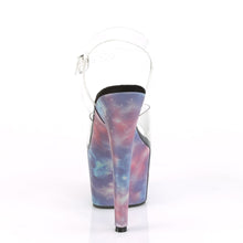 Load image into Gallery viewer, ADORE-708REFL 7 Inch Heel Clear Purple-Blue Fetish Sandals