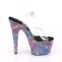 Load image into Gallery viewer, ADORE-708REFL 7 Inch Heel Clear Purple-Blue Fetish Sandals