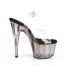 Load image into Gallery viewer, ADORE-708T 7&quot; Heel Clear and Smoke Tinted Pole Dancing Shoes