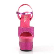 Load image into Gallery viewer, ADORE-709-2G 7&quot; Heel Fuchsia Metalic PU Pole Dancer Shoes